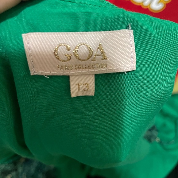 Goa Elegant Green Wrap Dress - Picture 2 of 13